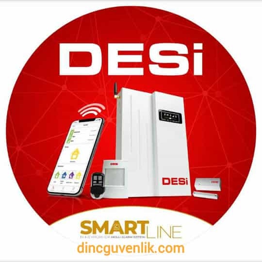 Desi Smartline IOT Akıllı Alarm Sistemi GSM, Wifi, Bluetooth Modülü Dahili Siren